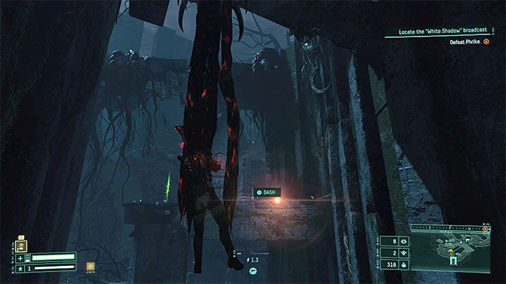 2) deliberately let the tentacles of aliens catch Selene - hanging tentacles can be found starting from Overgrown Ruins - Return: Edges, high shelves - how to get? - Exploration - Returnal Guide