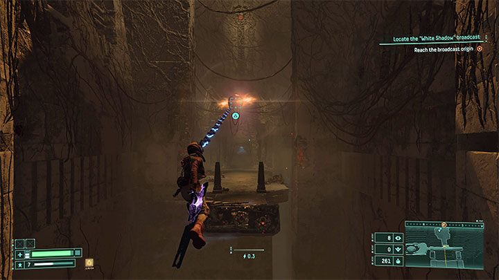 2) we can pull ourselves to the levitating orbs with anchor points - Selene will bounce off and start a long dash - Return: Edges, high shelves - how to get? - Exploration - Returnal Guide