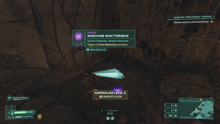 The parasite seen in the above picture can't resurrect Selene, but it will allow her to survive a fatal blow and prevent her from death - Return: Cycle, time loop - how does it work? - Campaign - Returnal Guide