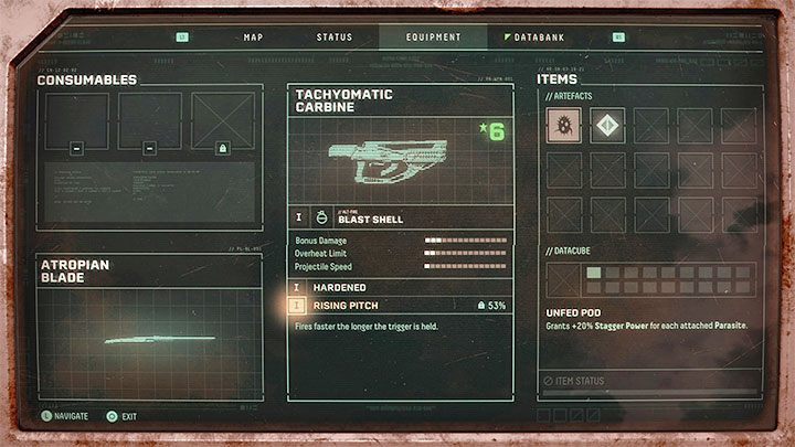 Each firearm in the game is described by three properties - Returnal: Character development and stats - Basics - Returnal Guide