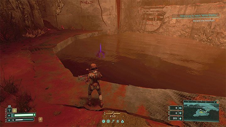 Starting from the first biome, you can find smaller and larger bodies of water - Returnal: Swimming - is it in the game? - Exploration - Returnal Guide