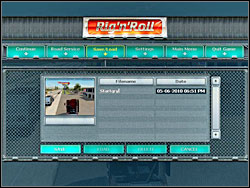 Menu accessible after pressing the Esc key. - Hints - on the road - RignRoll - Game Guide and Walkthrough