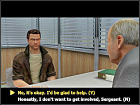 Metzger wonders whether you'll cooperate and assist local cops in the investigation - Storyline solution - Part 1 - RignRoll - Game Guide and Walkthrough