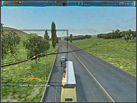 In order to drive away use your Nitro booster and eventually skillfully cut off these thugs in Storm Express truck - Storyline solution - Part 1 - RignRoll - Game Guide and Walkthrough