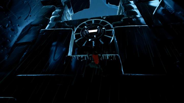 Jump on the white mechanism to clear the stones - Activating four figurines | Chapter 4 - Walkthrough - Chapter 4 - Rime Game Guide