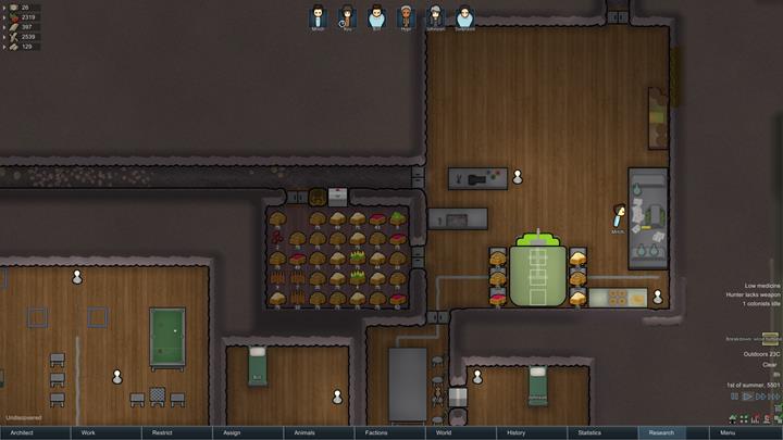 Rimworld разделочный стол как пользоваться