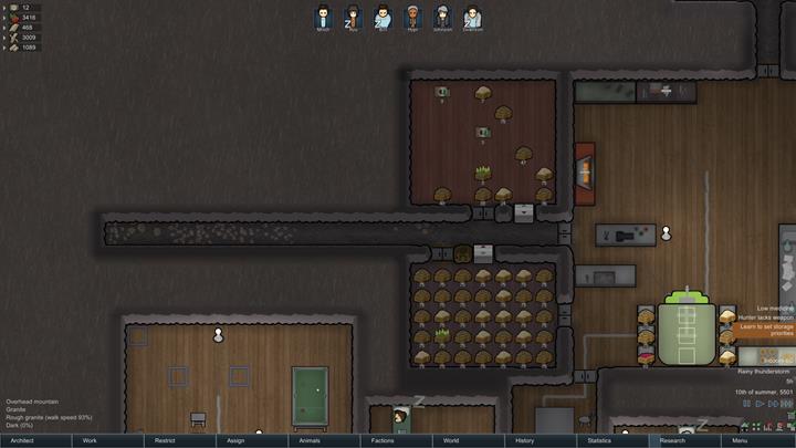 Rimworld как сделать стол для исследований