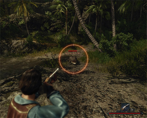 Be cautious while taking care of the Alligator - it's one nasty bastard. - The Evil Spirit of the River - The Sword Coast - Quests - Risen 2: Dark Waters - Game Guide and Walkthrough