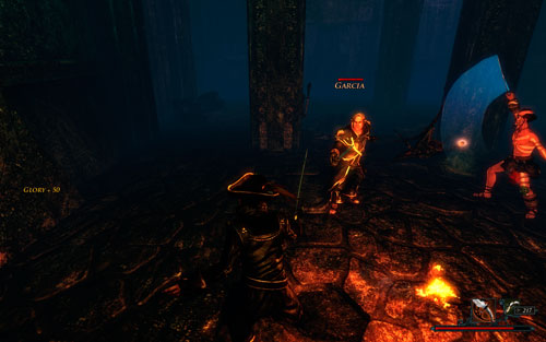 Your companions won't help you against Garcia. - Maracai Bay - Caldera II - Quests - Risen 2: Dark Waters - Game Guide and Walkthrough