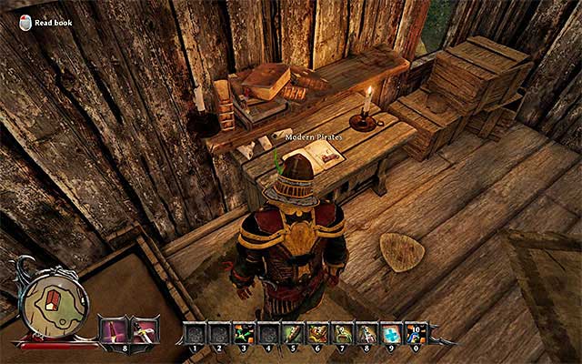 The place in which you can find the book. - Captn Finchs Treasure - Side Quests - Calador - Risen 3: Titan Lords - Game Guide and Walkthrough