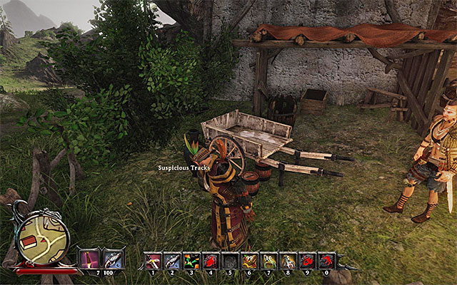 Look around the Southern entrance to the farm, being near the place where you can find Ernesto - Ernestos Engraved Candle Holder - Side Quests - Calador - Risen 3: Titan Lords - Game Guide and Walkthrough