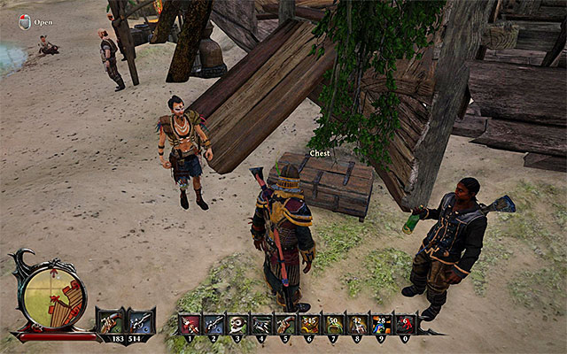 The wine chest is next to the shipwreck - The Gourmet - Side Quests - Kila - Risen 3: Titan Lords - Game Guide and Walkthrough