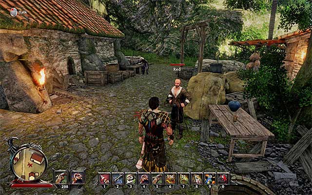 You can find Red in Puerto Sacarico - Become a Voodoo Master - Side Quests - Tacarigua - Risen 3: Titan Lords - Game Guide and Walkthrough