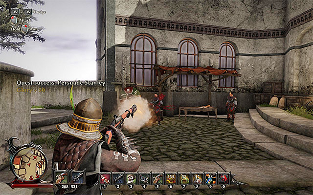 You can either intimidate Stanley or defeat him in a fight - A New Rank - Side Quests - Taranis - Risen 3: Titan Lords - Game Guide and Walkthrough