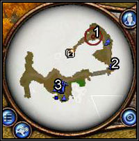 Defeat two enemy infantry units and follow the map marker (1) - Miana, Padonia, Pirata Aerodrome - Vinci - Rise of Nations: Rise of Legends Game Guide