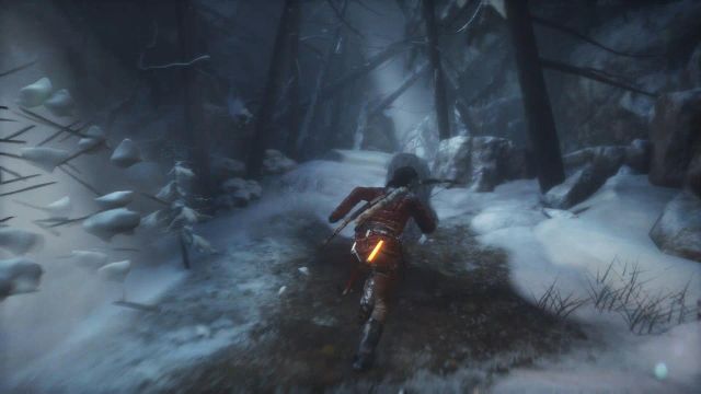 Sprint ahead (push the left analog stick) - Rise of the Tomb Raider: Investigate the ruins walkthrough - Siberian Wilderness - Echoes of the Past - Rise of the Tomb Raider Guide