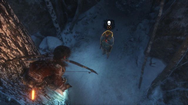 In the morning, it turns out that the area around Laras camp is swarming with enemies - Rise of the Tomb Raider: Return to the camp to upgrade arrows, walkthrough - Siberian Wilderness - Best Laid Plans - Rise of the Tomb Raider Guide