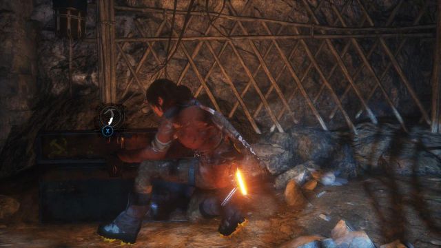 Search the cave to find some useful resources here - Rise of the Tomb Raider: Explore the cave to find an exit, walkthrough - Siberian Wilderness - Best Laid Plans - Rise of the Tomb Raider Guide