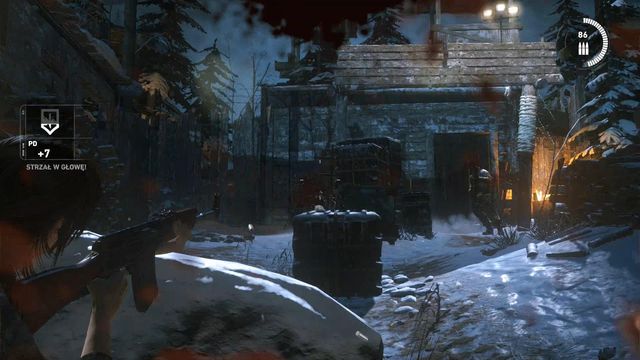 It was necessary save at the camp, because there is a major fight with large numbers of opponents - Rise of the Tomb Raider: Fight through the Trinity base, walkthrough - Get Out of Dodge - Rise of the Tomb Raider Guide