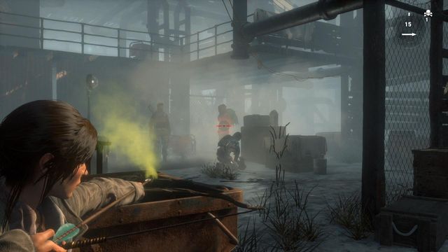 You will reach a room, where several soldiers are trying to crack a safe - Rise of the Tomb Raider: Regroup with Jacob, walkthrough - Alone Again - Rise of the Tomb Raider Guide