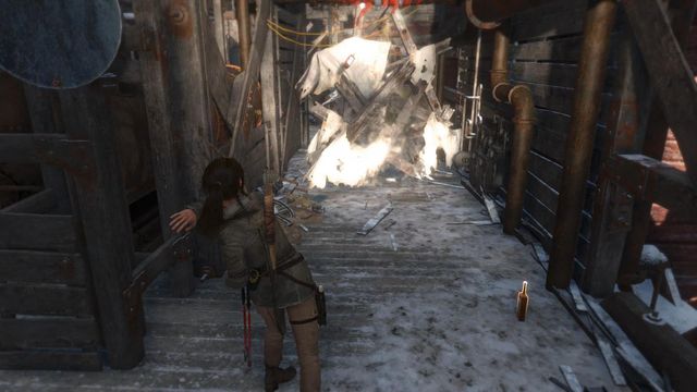 Fight your path ahead with Molotovs and be prepared for one more, tougher this time, fight with opponents - Rise of the Tomb Raider: Regroup with Jacob, walkthrough - Alone Again - Rise of the Tomb Raider Guide