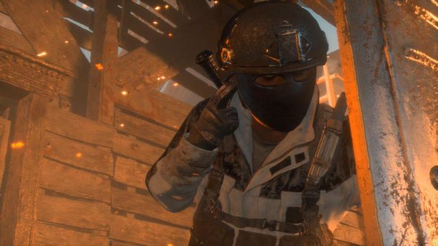 In the last phase of the fights, three heavy, shielded opponents step in - Rise of the Tomb Raider: Regroup with Jacob, walkthrough - Alone Again - Rise of the Tomb Raider Guide