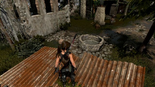 Then, approach the door opposite the well - Rise of the Tomb Raider: For My Next Trick... achievement walkthrough, tips - Achievements - Rise of the Tomb Raider Guide