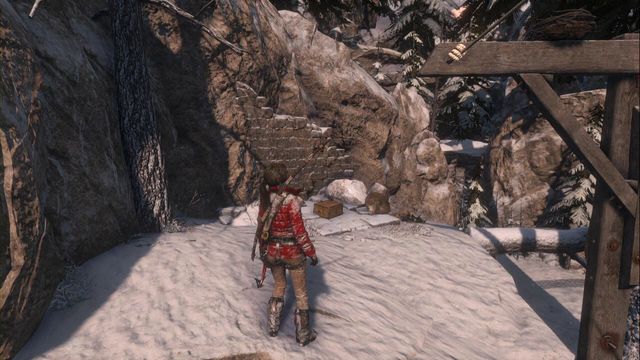 The ledge close to the cave entrance - Rise of the Tomb Raider: Relics, Siberian Wilderness secrets, tips, location - Siberian Wilderness - Rise of the Tomb Raider Guide