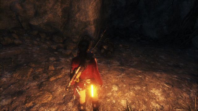 At the corpse inside the cave - Rise of the Tomb Raider: Documents, Siberian Wilderness secrets, tips, location - Siberian Wilderness - Rise of the Tomb Raider Guide