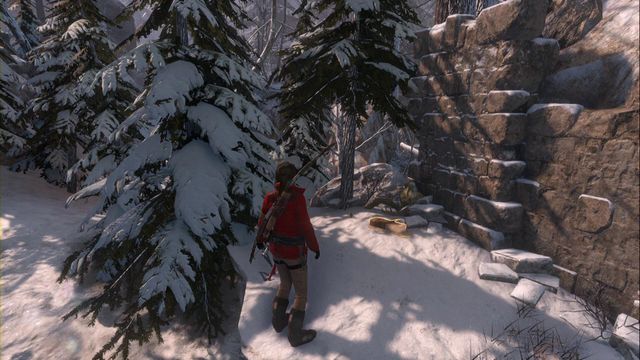 Just like the previous one, close to the camp, at the wall close to the road - Rise of the Tomb Raider: Documents, Siberian Wilderness secrets, tips, location - Siberian Wilderness - Rise of the Tomb Raider Guide