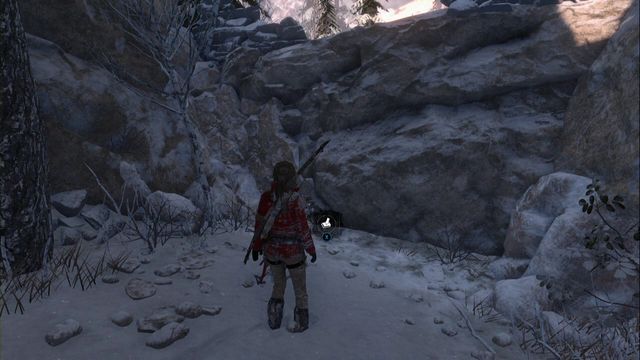 Close to the camp, at the end of the side-road - Rise of the Tomb Raider: Challenges and chests, Siberian Wilderness secrets - Siberian Wilderness - Rise of the Tomb Raider Guide