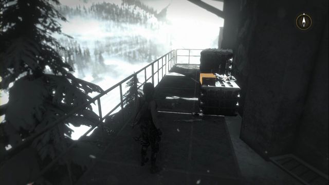 Walk around the building past the helipad, in front of the weather station - the chest is at the other side - Rise of the Tomb Raider: Relics, murals, Research Base secrets, locations, tips - Research Base - Rise of the Tomb Raider Guide