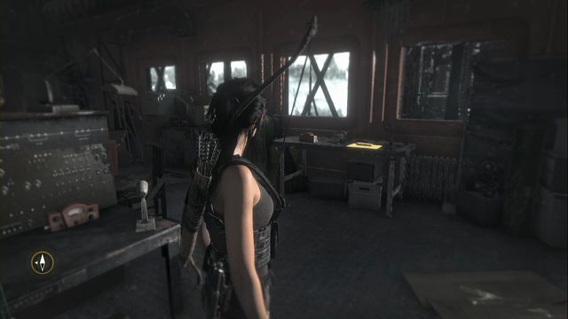 On the desk at the window, in the weather station building - Rise of the Tomb Raider: Documents, Research Base secrets, locations, tips - Research Base - Rise of the Tomb Raider Guide
