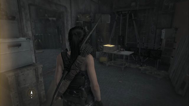 A bit after you collect the previous document, in the next room of the weather station, in front of the stairs up - Rise of the Tomb Raider: Documents, Research Base secrets, locations, tips - Research Base - Rise of the Tomb Raider Guide