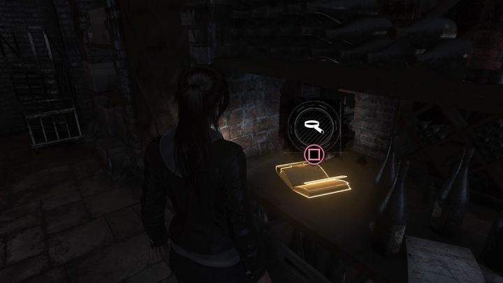 Keep attention to the surroundings, you can easily miss hidden items in the dark. - Rise of the Tomb Raider, Blood Ties DLC: The road to the library walkthrough - Walkthrough | Blood Ties DLC - Rise of the Tomb Raider Guide