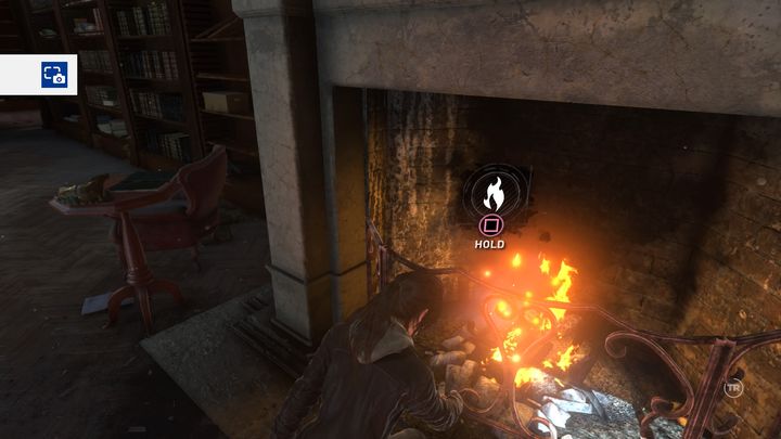 Starting the fire will enable you to read the hidden map. - Rise of the Tomb Raider, Blood Ties DLC: Find the master key walkthrough - Walkthrough | Blood Ties DLC - Rise of the Tomb Raider Guide