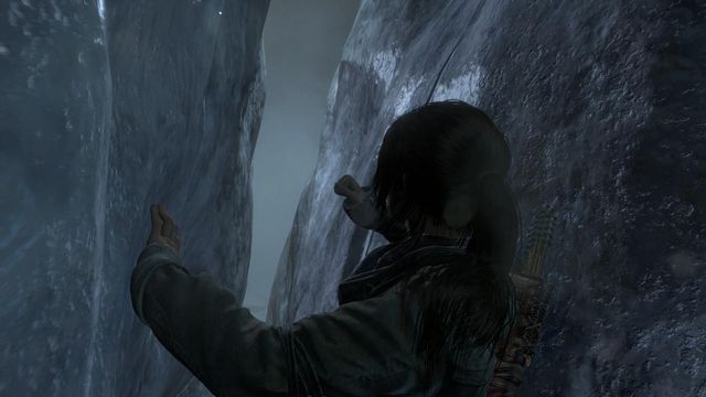 When Lara drops into the rift, try to go ahead and come out into the open - Rise of the Tomb Raider: Find a way into the heart of Kitezh, walkthrough - Through the Glacier - Rise of the Tomb Raider Guide