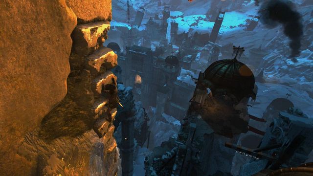 You need to climb to the top of the tower - Rise of the Tomb Raider: Reach the top of the tower, walkthrough - Ascension - Rise of the Tomb Raider Guide