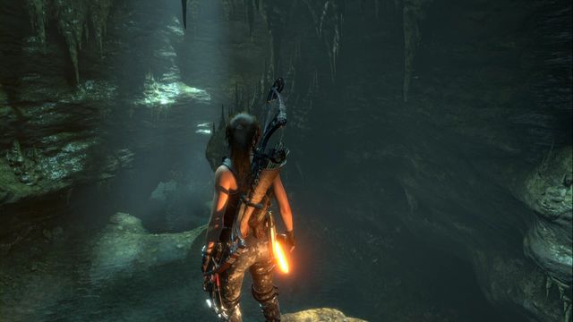 The diving spot. - Rise of the Tomb Raider: Tomb - Chamber of Exorcism 9/9, Lost City secrets - Lost City - Rise of the Tomb Raider Guide