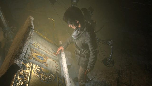 Along any path, make it over to stable piece of ground and open the book there, thanks to which Lara learns an ancient skill - Rise of the Tomb Raider: Open the entrance to Kitezh, walkthrough - Path of the Deathless - Rise of the Tomb Raider Guide