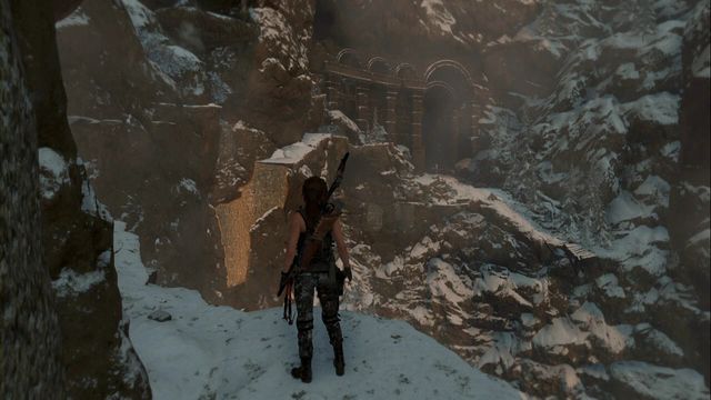 Be prepared for a QTE while jumping over. - Rise of the Tomb Raider: Tomb - Voice of God 4/9, Soviet Installation secrets - Soviet Installation - Rise of the Tomb Raider Guide