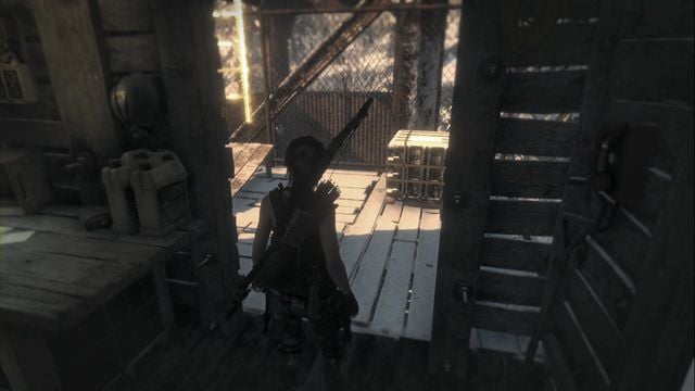 On the crate, right after you exit the Supply store - Rise of the Tomb Raider: Documents, Soviet Installation secrets, map, tips - Soviet Installation - Rise of the Tomb Raider Guide
