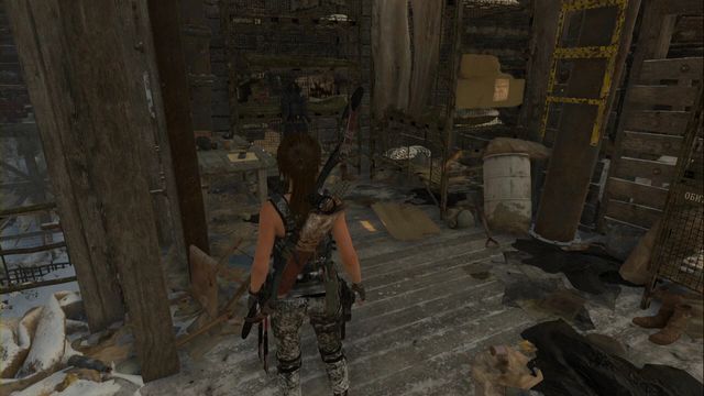 Before you climb the ladder - Rise of the Tomb Raider: Documents, Soviet Installation secrets, map, tips - Soviet Installation - Rise of the Tomb Raider Guide