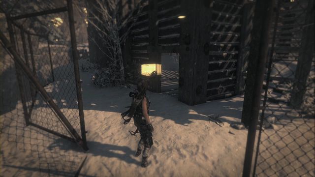 Under the chalet, in Logging Camp - Rise of the Tomb Raider: Chests, crypt treasures, Soviet Installation secrets - Soviet Installation - Rise of the Tomb Raider Guide