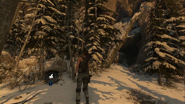 right in front of the crypt entrance - Rise of the Tomb Raider: Chests, crypt treasures, Soviet Installation secrets - Soviet Installation - Rise of the Tomb Raider Guide