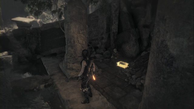 On the bank, behind one of the columns - Rise of the Tomb Raider: Relics and documents, Syria secrets, tips, location - Syria - Rise of the Tomb Raider Guide