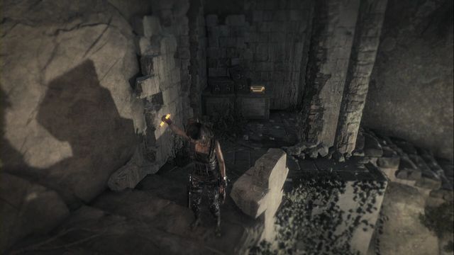On the stairs, in the very corner of the location - Rise of the Tomb Raider: Relics, Geothermal Valley secrets, map, locations, tips - Geothermal Valley - Rise of the Tomb Raider Guide