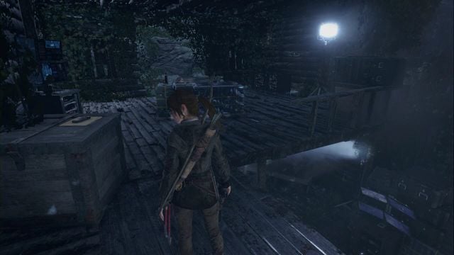 The hangar swarming with opponents (floor one) while you are completing the storyline quest, along your path to the cathedral - Rise of the Tomb Raider: Documents 1-15, Geothermal Valley secrets, map - Geothermal Valley - Rise of the Tomb Raider Guide