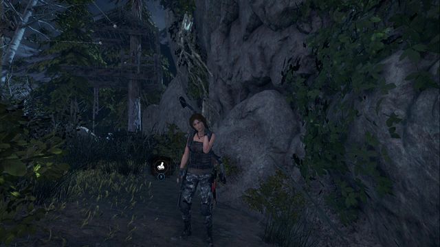 At the edge of the map, close to the hunting platform - Rise of the Tomb Raider: Chests and crypt treasures, Geothermal Valley secrets - Geothermal Valley - Rise of the Tomb Raider Guide