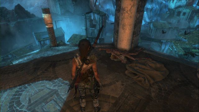 On the tall bell tower, climb it starting from the bottom (arrows stuck in the wooden wall) - Rise of the Tomb Raider: Documents, Lost City secrets, locations, tips - Lost City - Rise of the Tomb Raider Guide